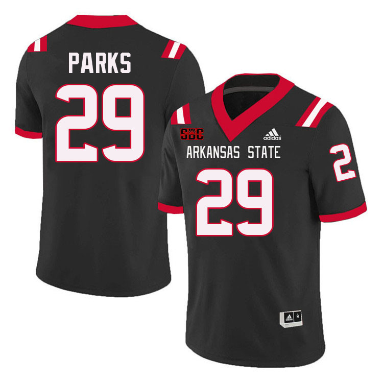 Justin Parks Arkansas State Jersey,Arkansas State Red Wolves Football Uniforms,Jersey-Black